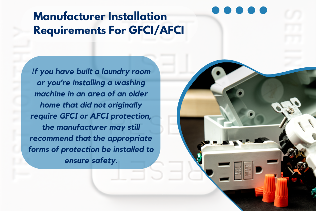 Manufacturer Installation Requirements